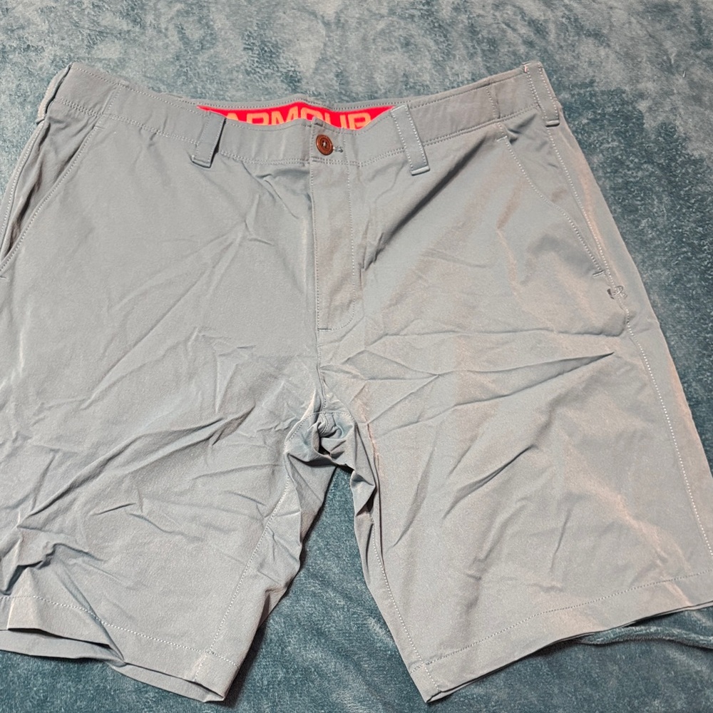Under Armour Men's Turquoise Flat Front Shorts